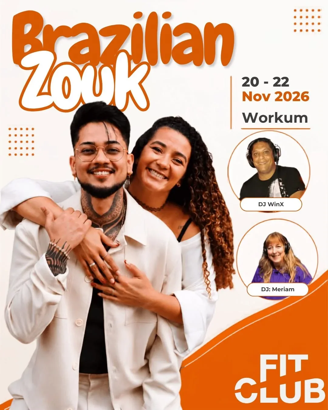 Brazilian Zouk Weekend with Iago & Vanessa · Originalflyer 20.–22. Nov. 2026