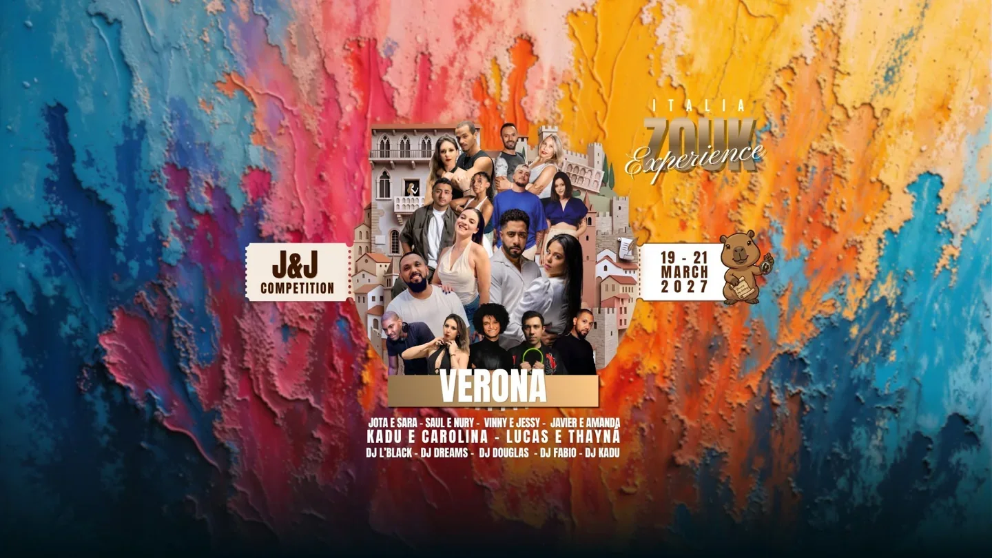 Italia Zouk Experience 2027 · Originalflyer 19.–21. März 2027