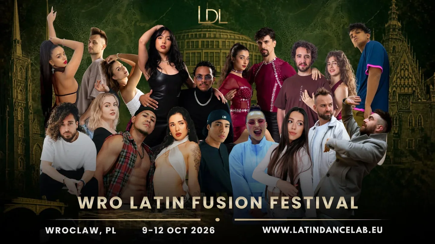 Wro Latin Fusion Festival 2026 · Originalflyer 9.–12. Okt. 2026