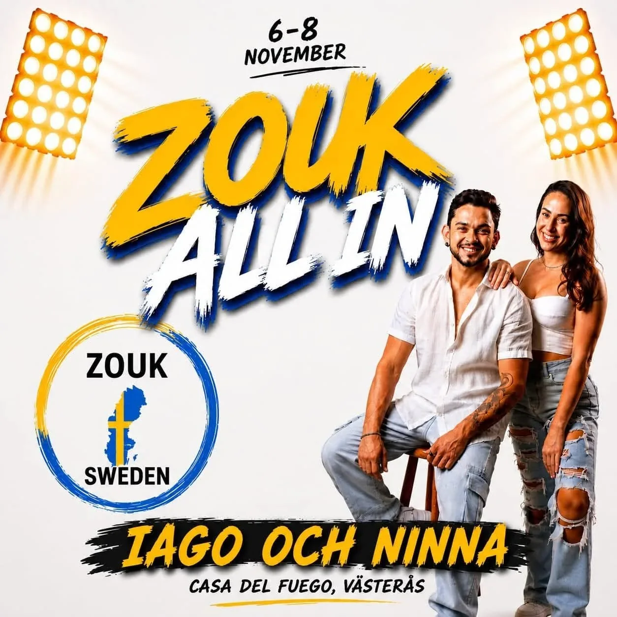 Zouk All In with Iago and Ninna · Originalflyer 6.–8. Nov. 2026