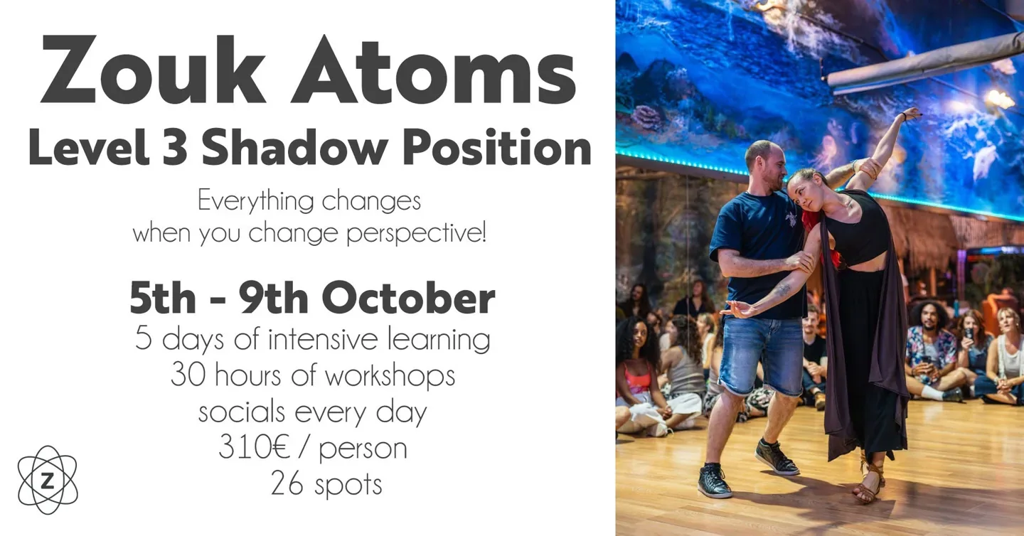 Zouk Atoms Level 3 - The Shadow Position · Originalflyer 5.–9. Okt. 2027